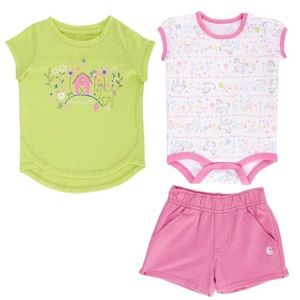 New Baby Girl Carhartt 3pc.